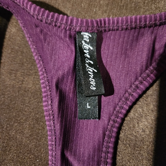 For Love and Lemons Double Strap Lounge Bra - Picture 5 of 5